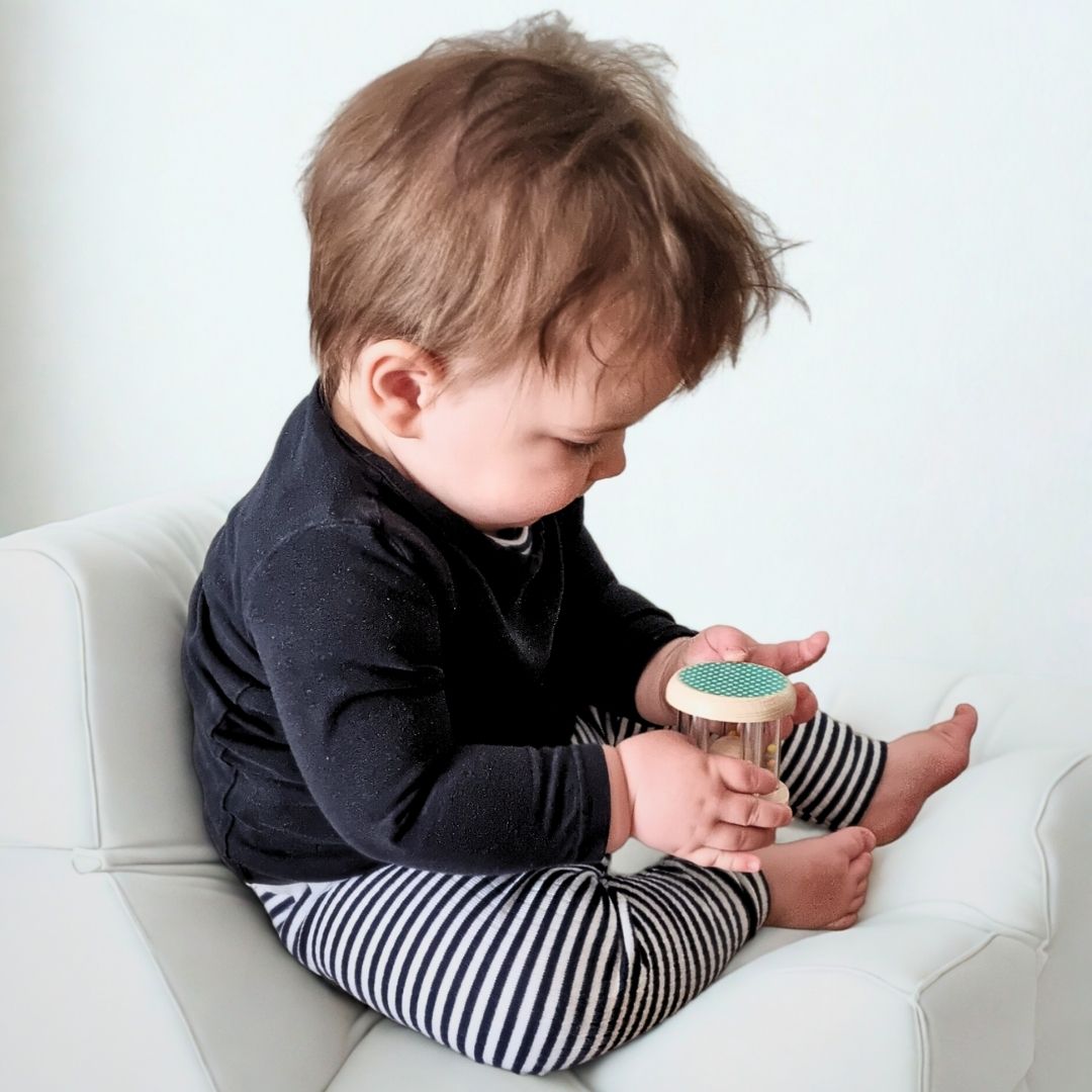 Wooden Rolling Rattle