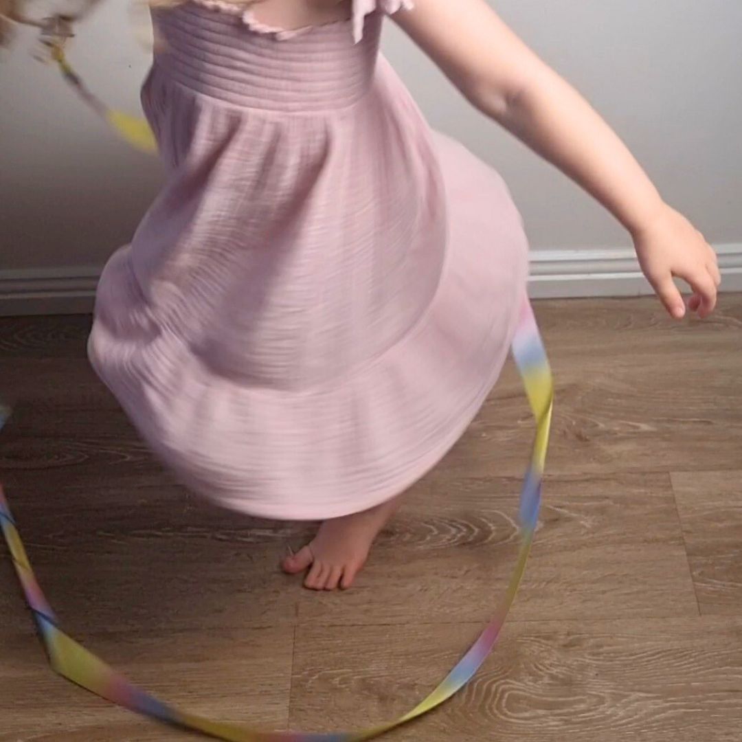 Unicorn Rainbow Dance Ribbon Stick