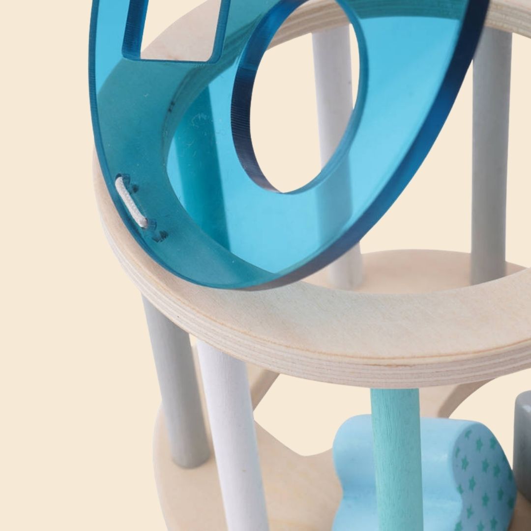 Wooden Rolling Shape Sorter