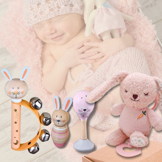 Baby Girl Bunny Gift Set - Sneaky Music