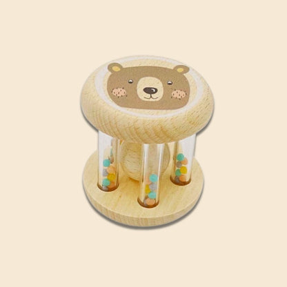 Wooden Rolling Rattle
