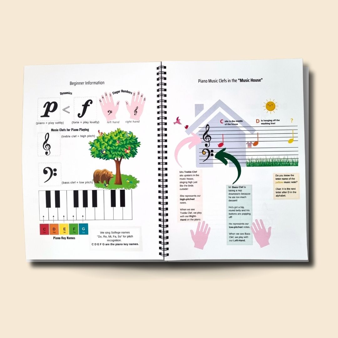 Beginner Piano - Kindy Book 1 - Sneaky Music