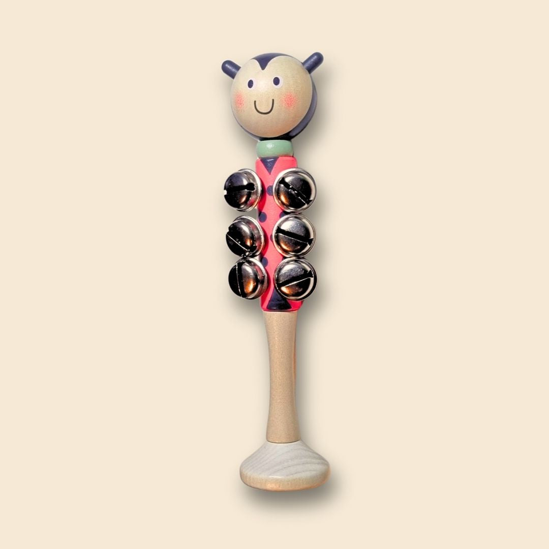 Wooden Animal Bell Stick