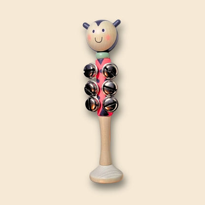 Wooden Animal Bell Stick