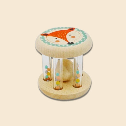 Wooden Rolling Rattle