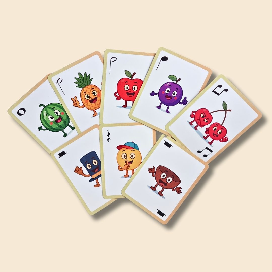 Fruity Beats - Rhythm Game Cards - Sneaky Music