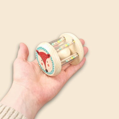 Wooden Rolling Rattle