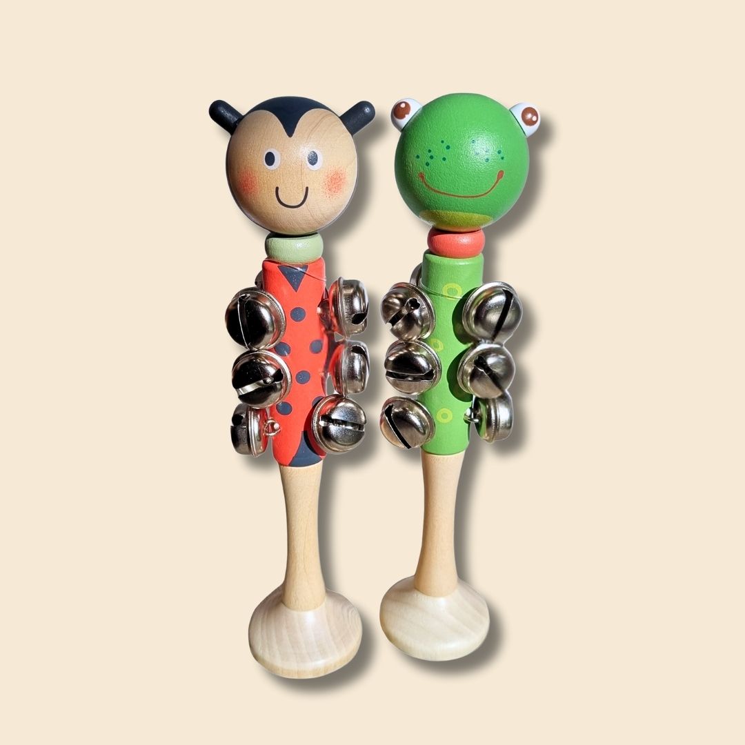 Wooden Animal Bell Stick