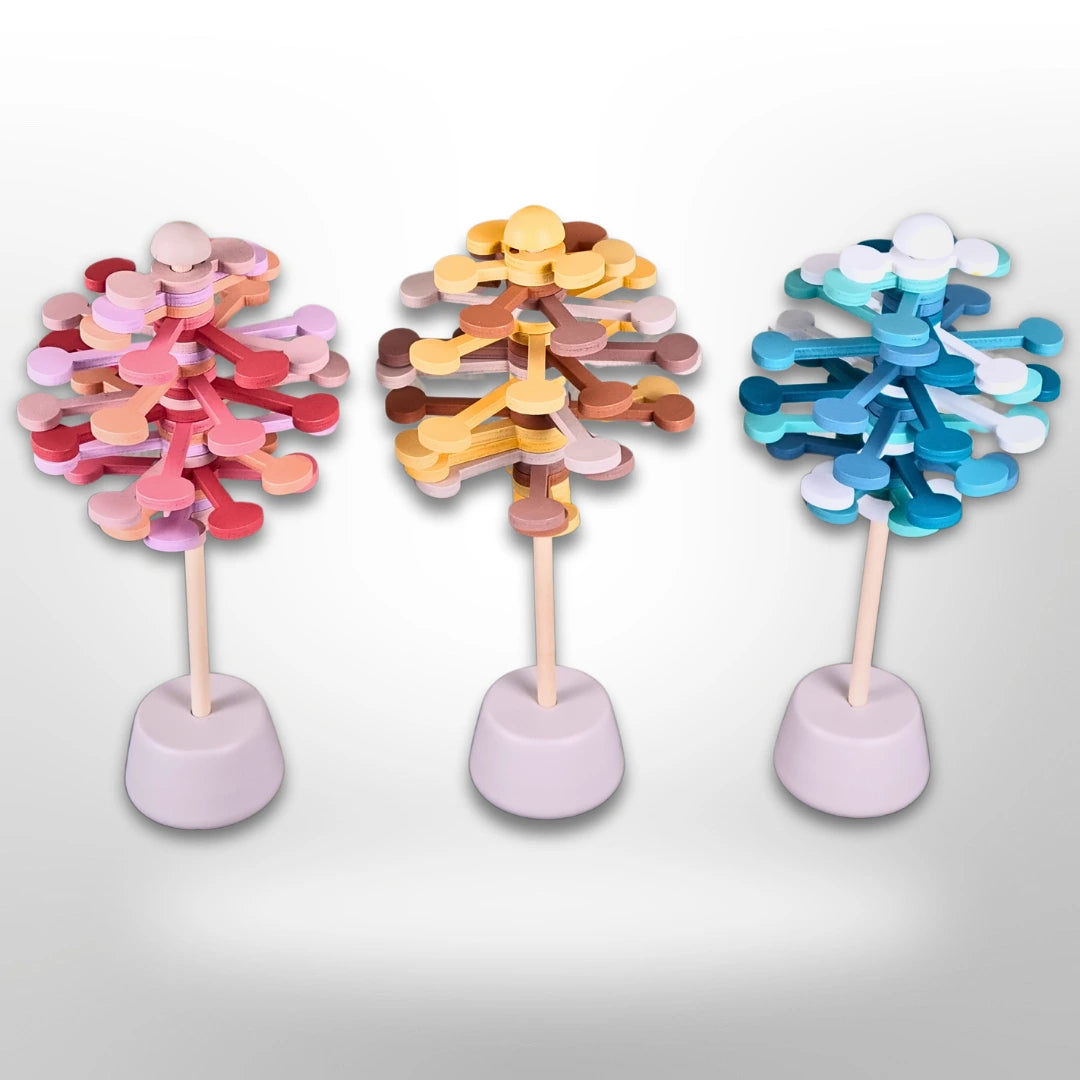 Wooden Spinning Lollipop Tree with Stand - Sneaky Music