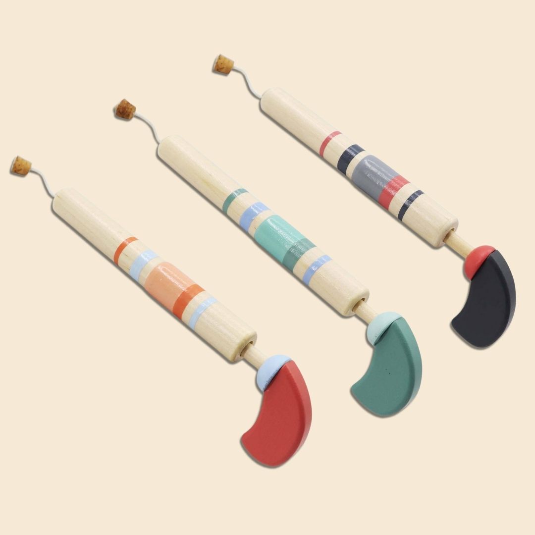 Retro Wooden Pop Gun - Sneaky Music