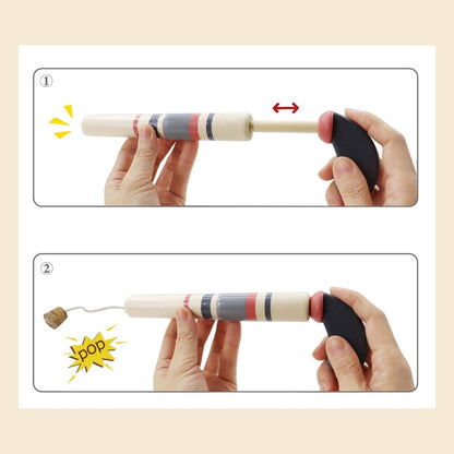 Retro Wooden Pop Gun