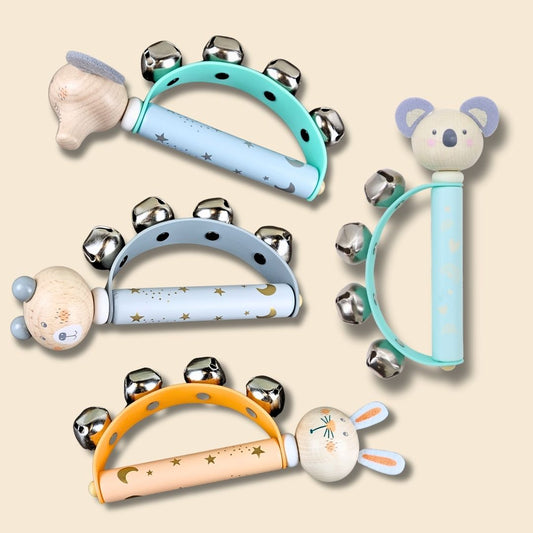 Wooden Animal Handbell - Sneaky Music