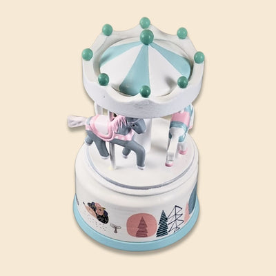 Wooden Baby Carousel (Music Box) - Sneaky Music