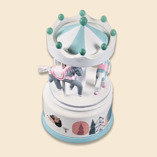 Wooden Baby Carousel (Music Box) - Sneaky Music