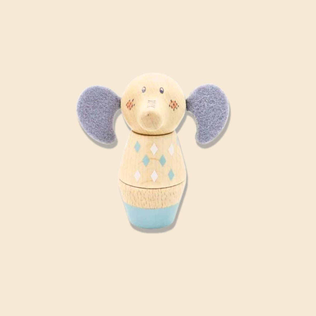 Wooden Screw & Match Mini Animal Toy