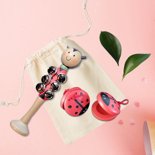 Ladybug Jingle & Clap - Gift Set
