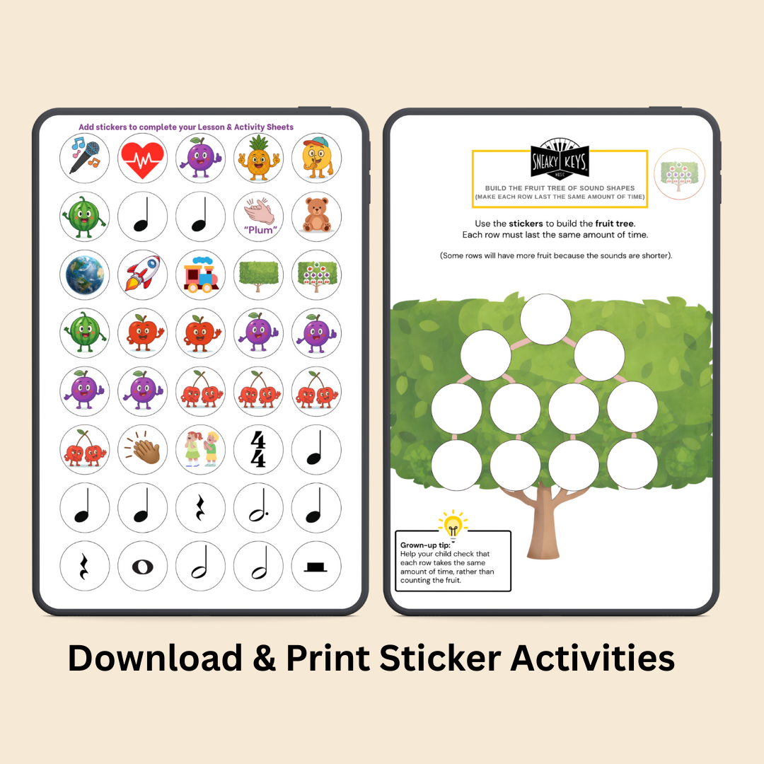 eBook Preschool Music – Rhythm & Beat - Sneaky Music