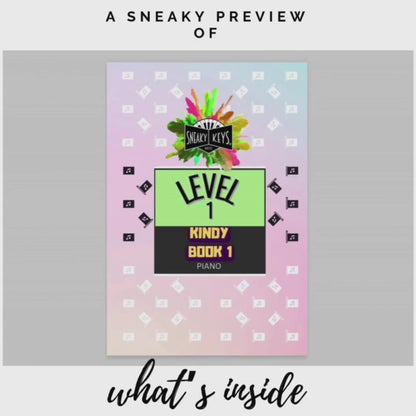 Sneaky Keys Beginner Piano Book for Children