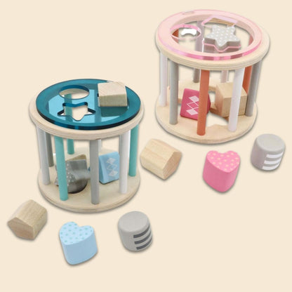 Wooden Rolling Shape Sorter